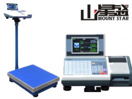 ADS-302熱敏標簽打印地秤 75/150/300/500kg商城超市工廠電子地秤